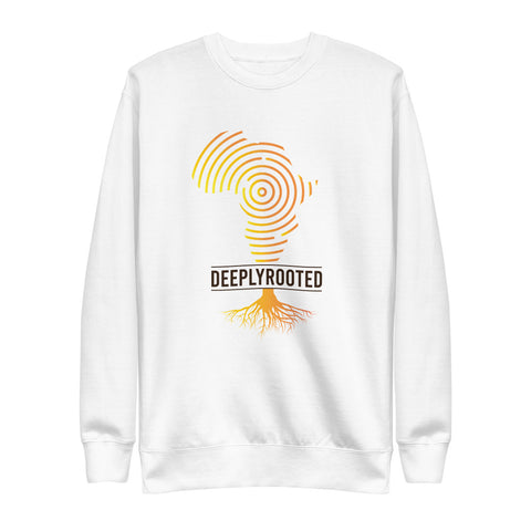 Teesafrique Unisex Fleece Deeply Rooted Print Sweatshirt