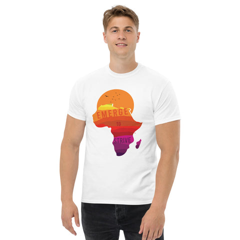 Teesafrique Strive To Emerge Print Men's Tee