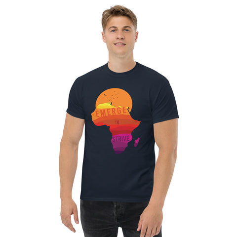 Teesafrique Strive To Emerge Print Men's Tee