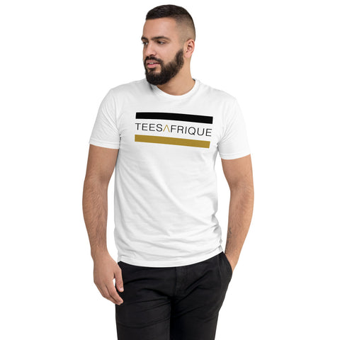 Teesafrique Classic Band Script Logo Print Men's Club Tee