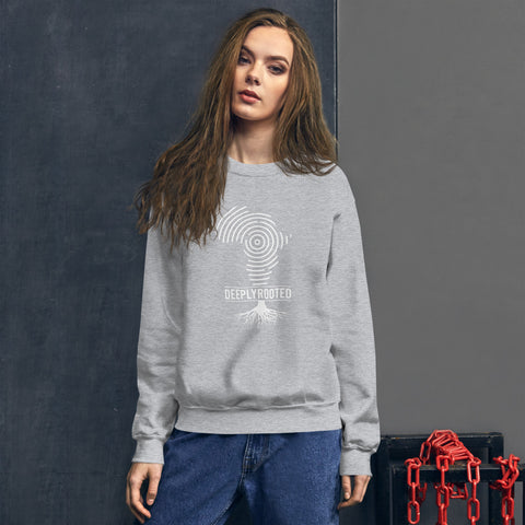 Teesafrique Unisex Sweatshirt Deeply Rooted Print