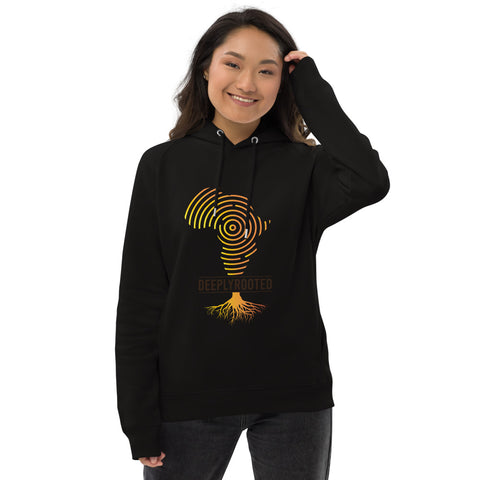 Teesafrique Sustainable Unisex Deeply Rooted Print Hoodie