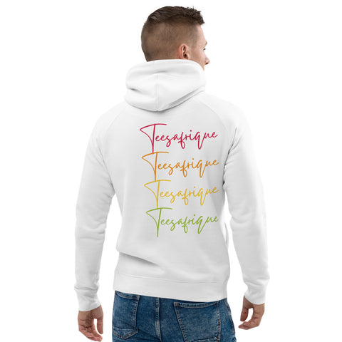 Teesafrique Sustainable Graphic Script Unisex pullover hoodie