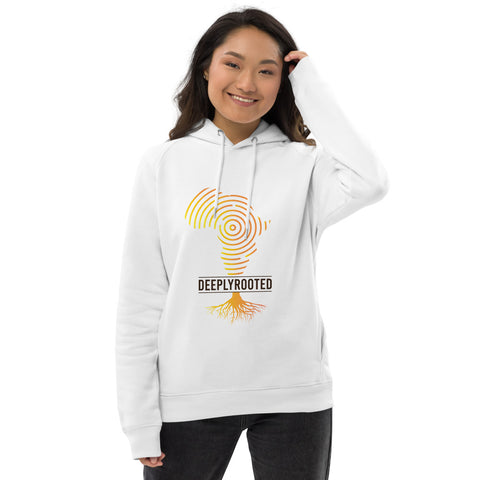 Teesafrique Sustainable Unisex Deeply Rooted Print Hoodie