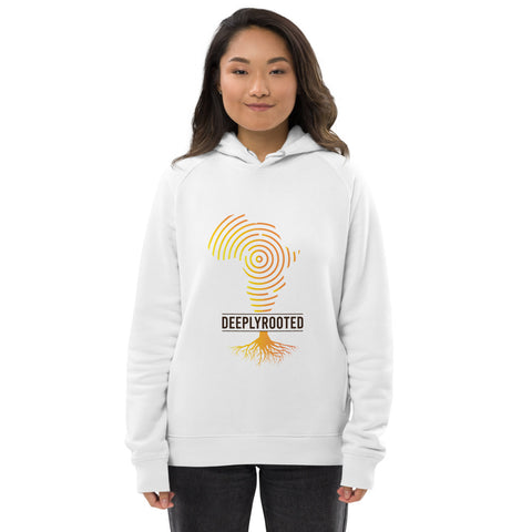 Teesafrique Sustainable Unisex Deeply Rooted Print Hoodie
