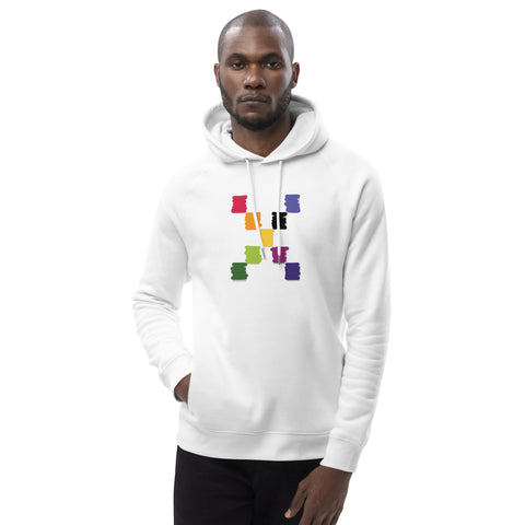 Teesafrique Sustainable Brushstroke Graphic Unisex pullover hoodie