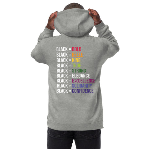Teesafrique Sustainable Black Is Statement Unisex fashion hoodie