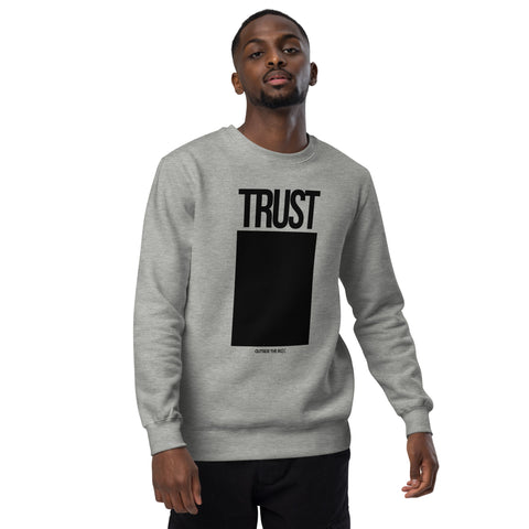 Teesafrique Sustainable Trust Outside the box Statement Unisex fashion sweatshirt