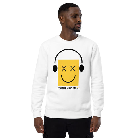 Teesafrique Sustainable Positive Vibes Only Statement Unisex fashion sweatshirt