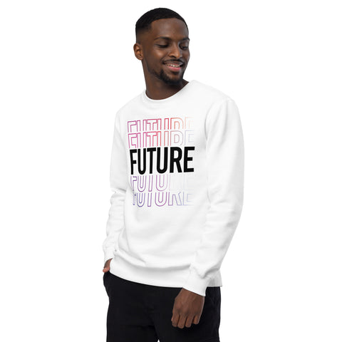 Teesafrique Sustainable Future White Unisex fashion sweatshirt