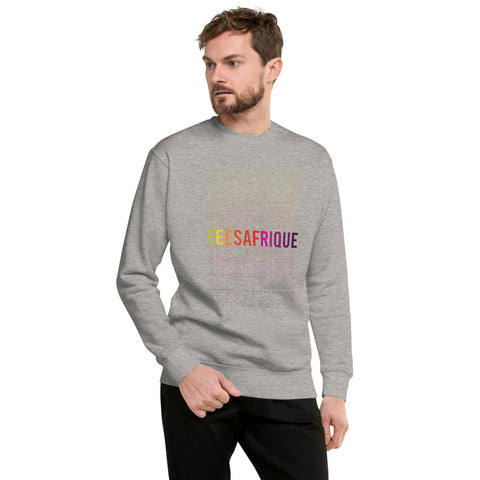 Teesafrique Rainbow Graphic Print Men's Sweatshirts