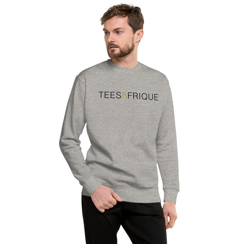 Teesafrique Classic Small Script Logo Men' Sweatshirts