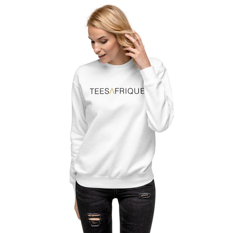Teesafrique Small Script Logo Women' Sweatshirts