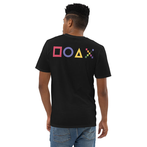 Teesafrique Sustainable Gaming Colored Logos Graphic Men’s Tee