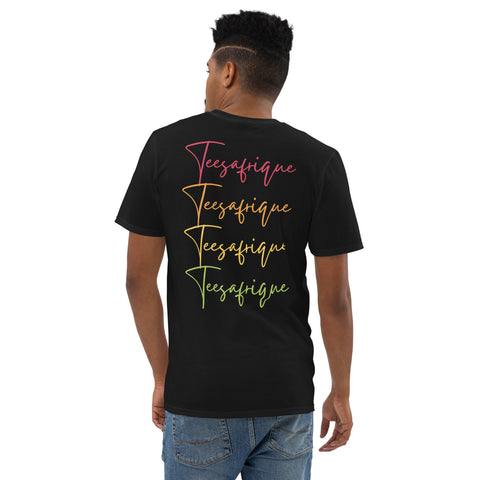 Teesafrique Sustainable Script Colored Logos Graphic Men’s Tee