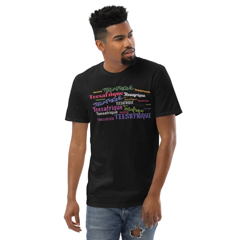 Teesafrique Sustainable Grafitti Colored Logos Graphic Men’s Tee