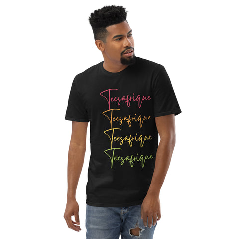 Teesafrique Sustainable Script Colored Logos Graphic Men’s Tee
