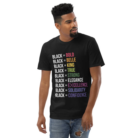 Teesafrique Sustainable  Black is Statement piece Short-Sleeve T-Shirt
