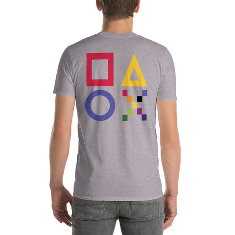 Teesafrique Sustainable Gaming Colored Logos Graphic Men’s Tee