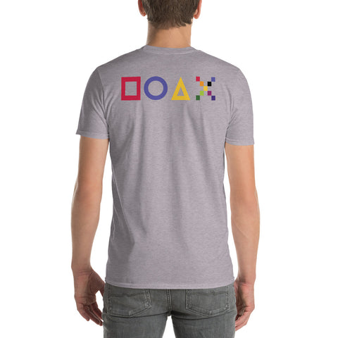 Teesafrique Sustainable Gaming Colored Logos Graphic Men’s Tee