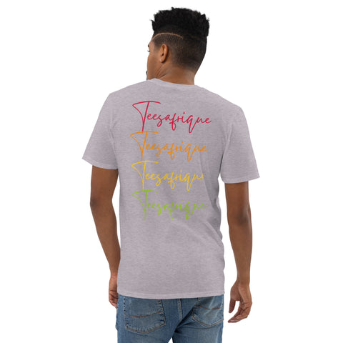 Teesafrique Sustainable Script Colored Logos Graphic Men’s Tee