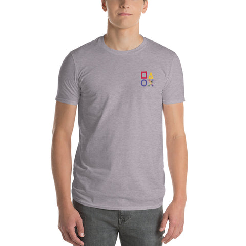 Teesafrique Sustainable Gaming Colored Logos Graphic Men’s Tee