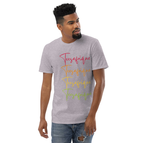 Teesafrique Sustainable Script Colored Logos Graphic Men’s Tee