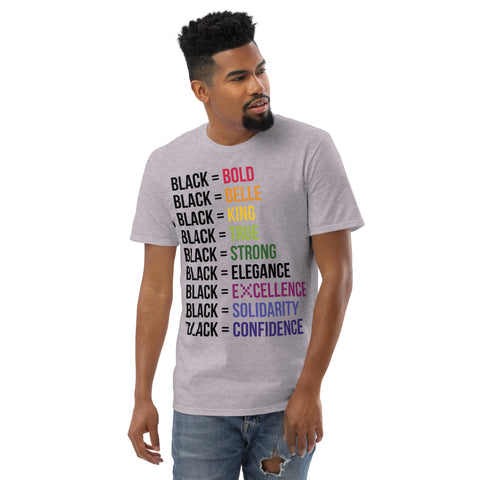 Teesafrique Sustainable  Black is Statement piece Short-Sleeve T-Shirt