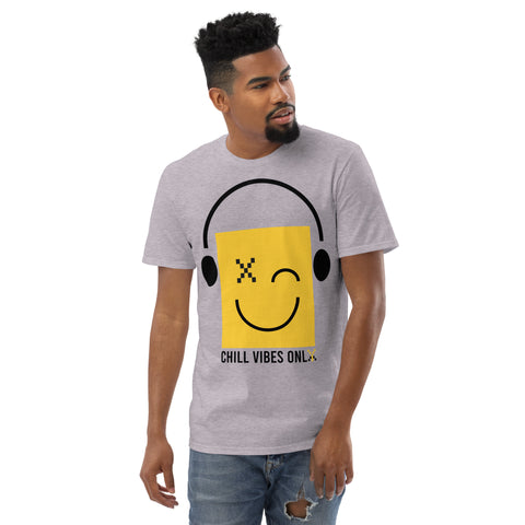 Teesafrique Sustainable Vibes Only Emoji Statement Short-Sleeve T-Shirt