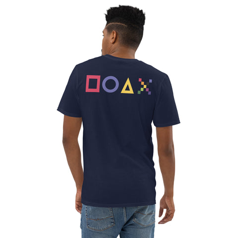Teesafrique Sustainable Gaming Colored Logos Graphic Men’s Tee