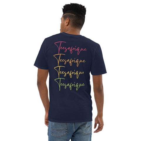 Teesafrique Sustainable Script Colored Logos Graphic Men’s Tee