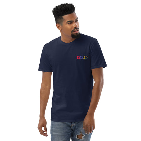 Teesafrique Sustainable Gaming Colored Logos Graphic Men’s Tee