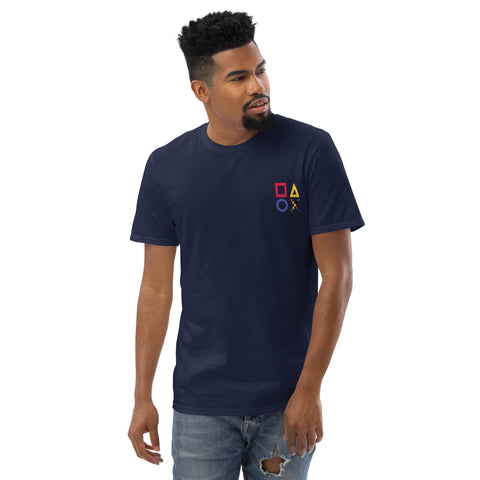 Teesafrique Sustainable Gaming Colored Logos Graphic Men’s Tee