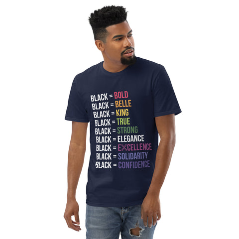 Teesafrique Sustainable  Black is Statement piece Short-Sleeve T-Shirt