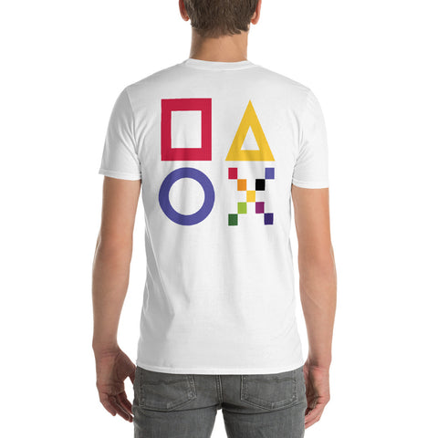 Teesafrique Sustainable Gaming Colored Logos Graphic Men’s Tee