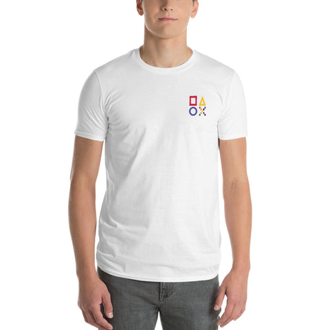 Teesafrique Sustainable Gaming Colored Logos Graphic Men’s Tee