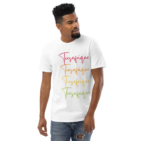 Teesafrique Sustainable Script Colored Logos Graphic Men’s Tee