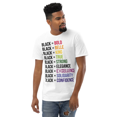 Teesafrique Sustainable  Black is Statement piece Short-Sleeve T-Shirt