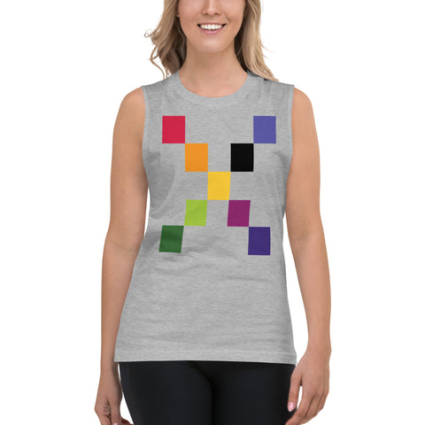 Teesafarique Sustainable Graphic Muscle Shirt Tank