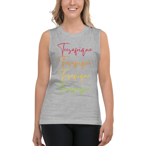Teesafrique Sustainable Graffiti Graphic  Muscle Shirt Tank top