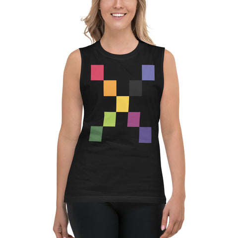 Teesafarique Sustainable Graphic Muscle Shirt Tank