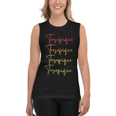 Teesafrique Sustainable Graffiti Graphic  Muscle Shirt Tank top