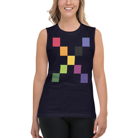 Teesafarique Sustainable Graphic Muscle Shirt Tank