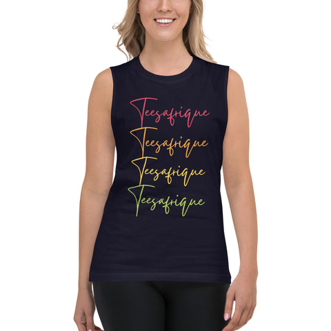 Teesafrique Sustainable Graffiti Graphic  Muscle Shirt Tank top