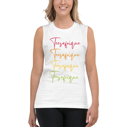 Teesafrique Sustainable Graffiti Graphic  Muscle Shirt Tank top