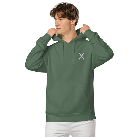 Teesafrique Sustainable Brushstroke Graphic Unisex pigment-dyed hoodie