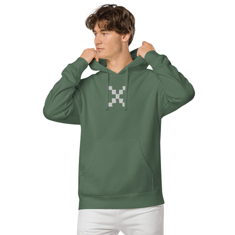 Teesafrique Sustainable Brushstroke Graphic Unisex pigment-dyed hoodie