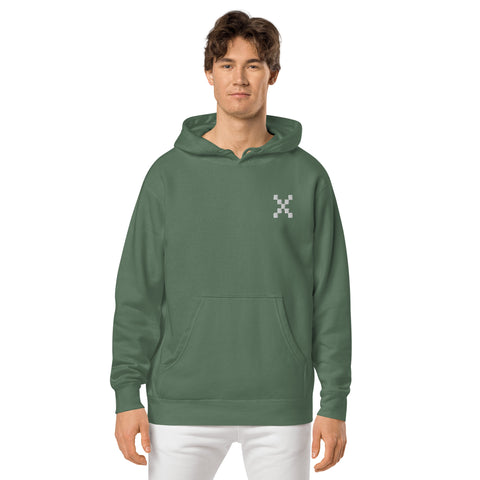 Teesafrique Sustainable Brushstroke Graphic Unisex pigment-dyed hoodie