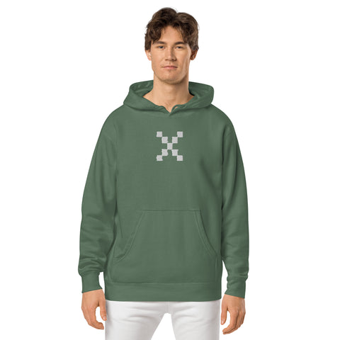 Teesafrique Sustainable Brushstroke Graphic Unisex pigment-dyed hoodie