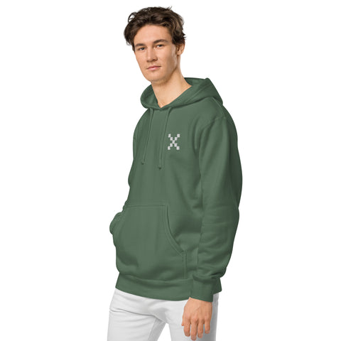 Teesafrique Sustainable Brushstroke Graphic Unisex pigment-dyed hoodie